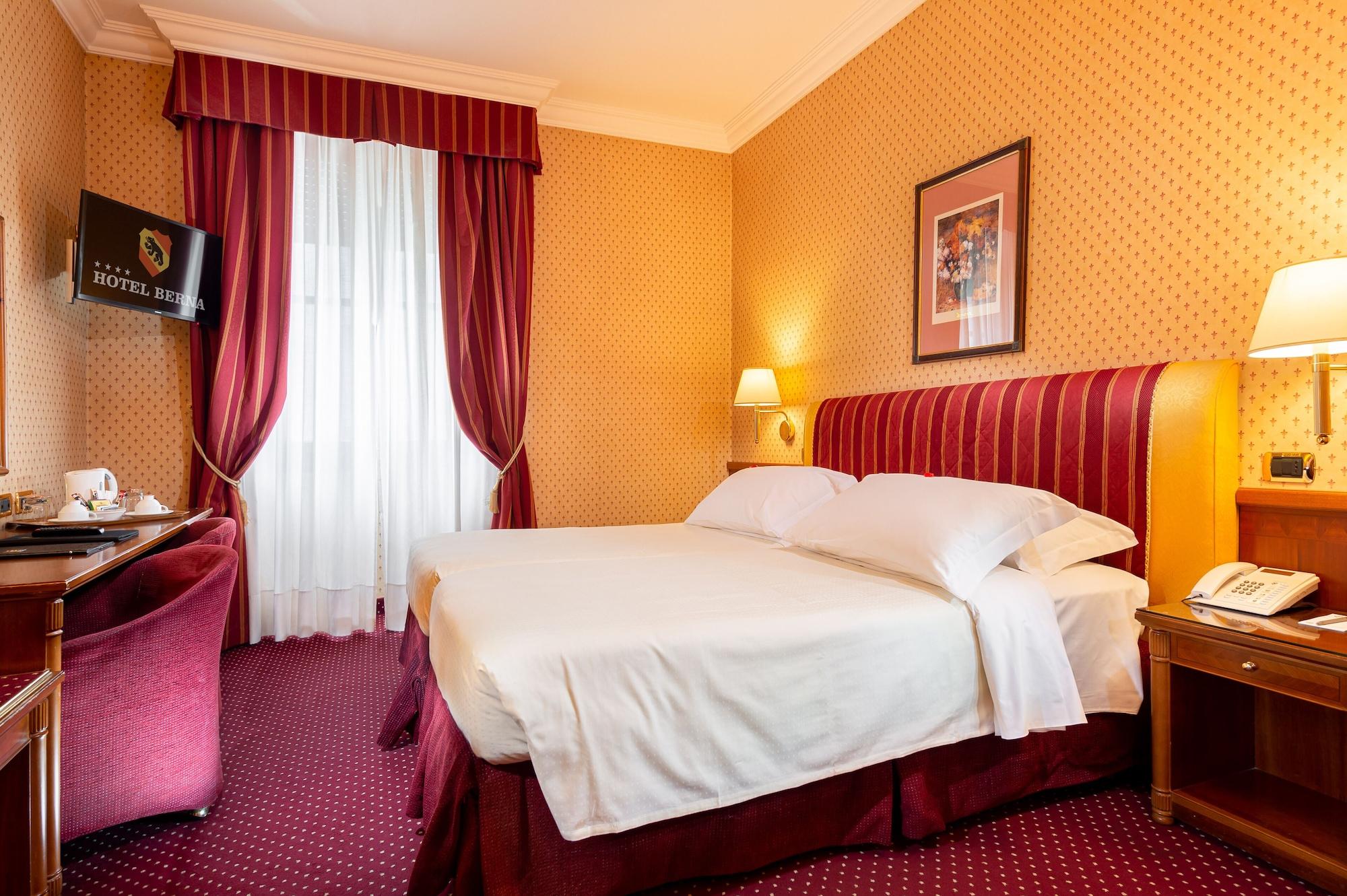 Hotel Berna Milan Bagian luar foto