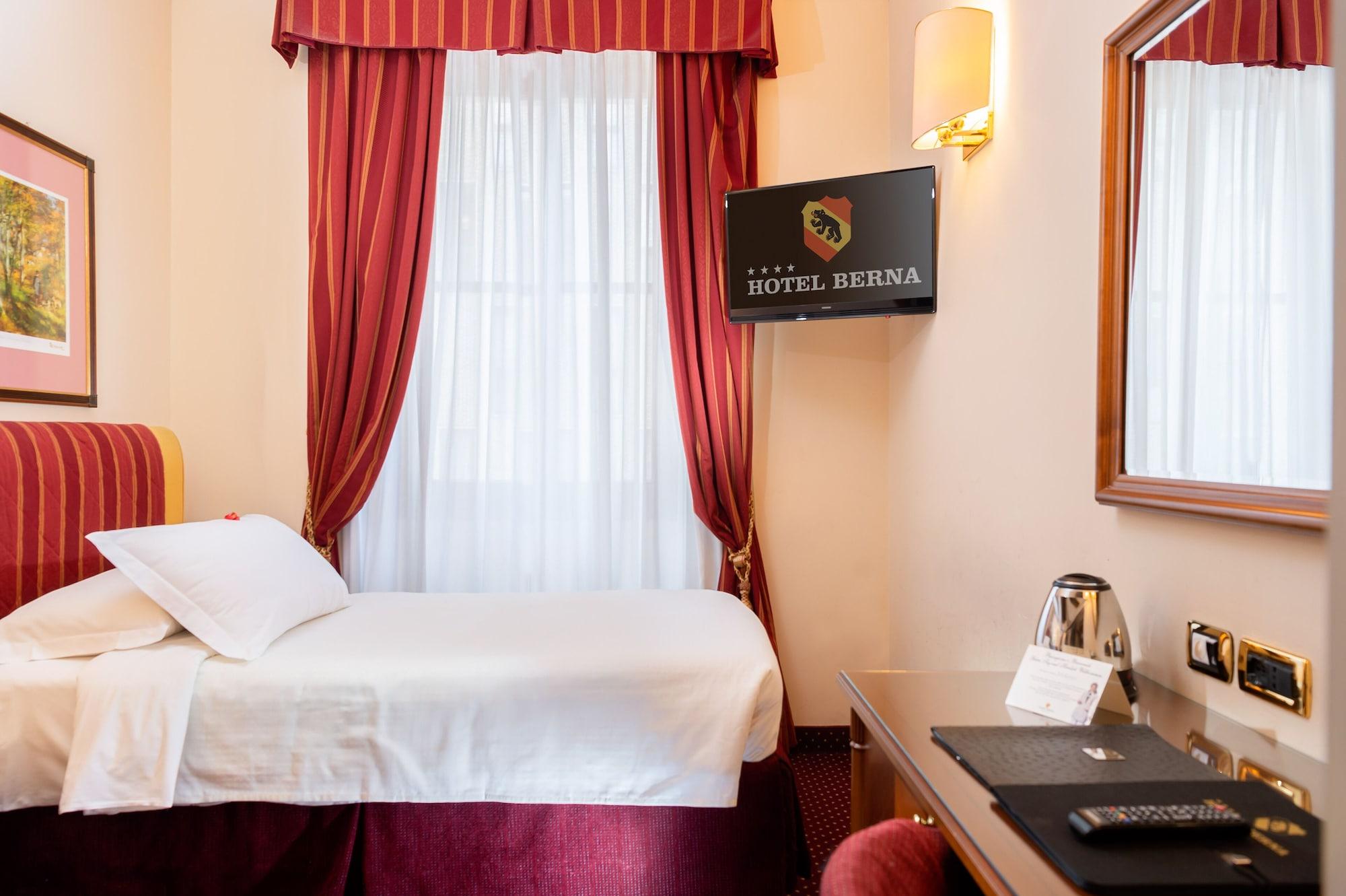Hotel Berna Milan Bagian luar foto