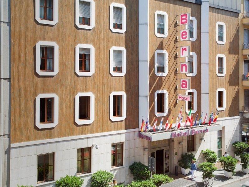 Hotel Berna Milan Bagian luar foto